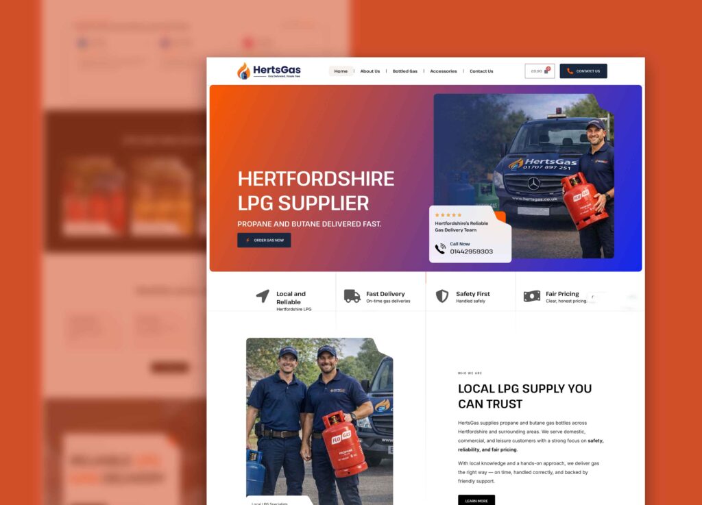 A Reliable LPG Ordering Platform Built for Local Delivery